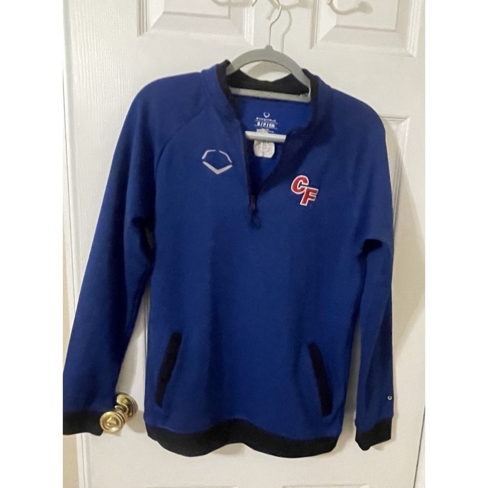 Evoshield Blue Fleece 1/4 Zip Pullover Size S Casual Wear Central Florida